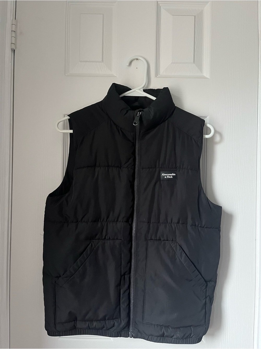abercrombie kids Boys Black Puffer Vest